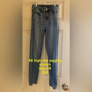 American Eagle Outfitters High Rise Jeans - Light Blue